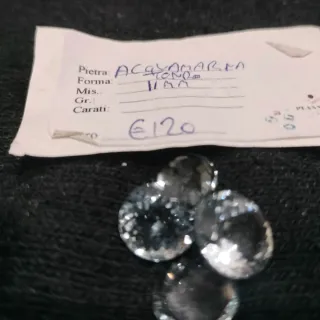 92 pietre di acquamarina