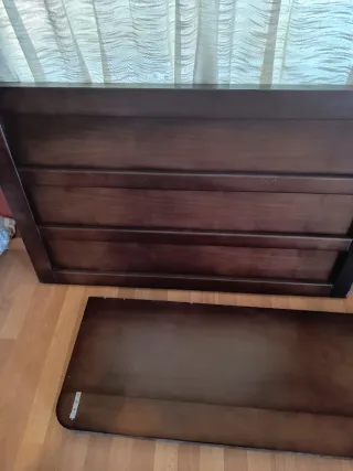 Cabecero, piecero y frontal 1.05m madera