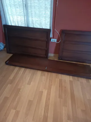 Cabecero, piecero y frontal 1.05m madera