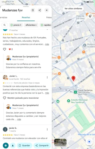 Mudanzas Camión con Plataforma