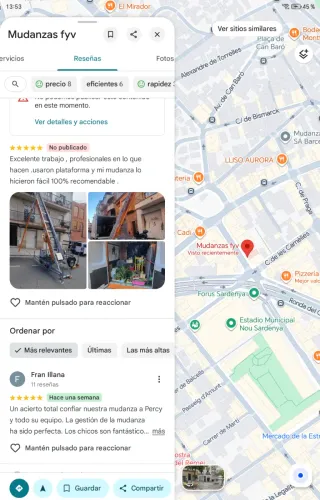 Mudanzas Camión con Plataforma