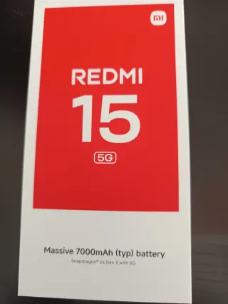 Móvil Redmi 15 5G 8gb ram 256 GB rom