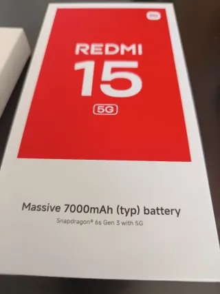 Móvil Redmi 15 5G 8gb ram 256 GB rom