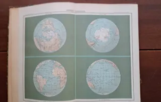 Atlante Geografia Moderna Francese 1909