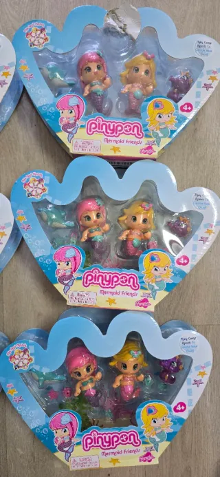Pack 6 Cajas Pinypon Sirenas