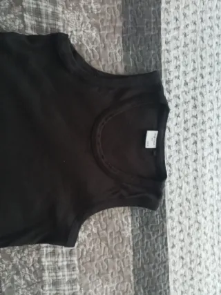 Canottiera uomo nera