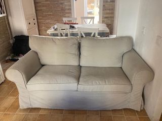 Sofá Ikea Beige Tela