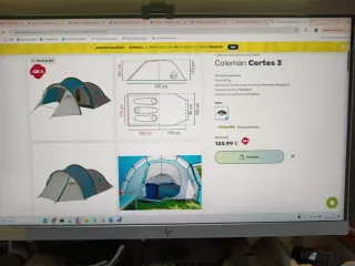 Tienda de campaña Coleman Cortes 3 Blue