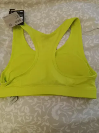 Reggiseno sportivo Puma giallo con imbottitura