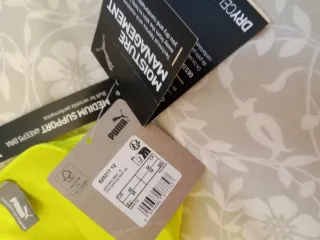 Reggiseno sportivo Puma giallo con imbottitura