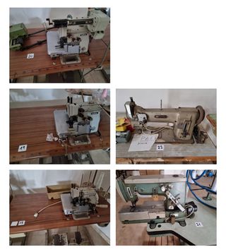 Set 23 Máquinas Coser Triple Arrastre y Remallador