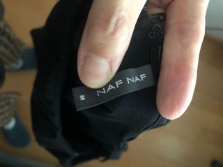 Vestido Naf Naf Negro Mini