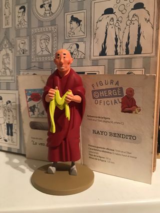 Figura Tintín Rayo Bendito Hergé Oficial
