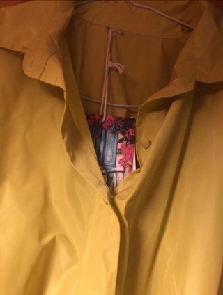 Vestido camisero amarillo talla única