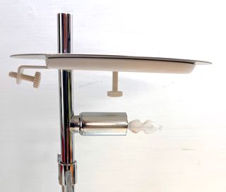 Coppia Lampade Fontana Arte Metallo Cromato