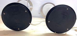 Coppia Lampade Fontana Arte Metallo Cromato