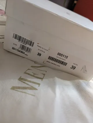 Zapatos de Novia Menbur Talla 39