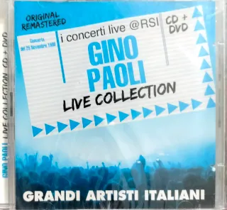 CD GINO PAOLI Live Collection - Concerto 1980