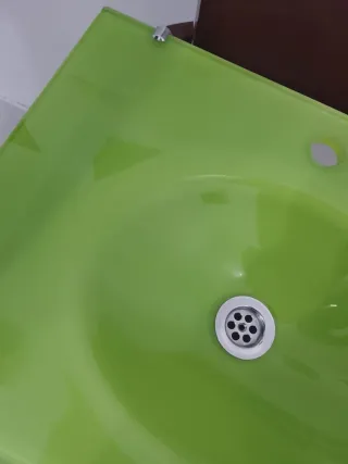 Conjunto de lavabo y espejo 45x60