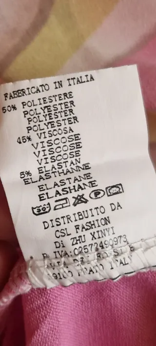 Maglia donna fantasia multicolor