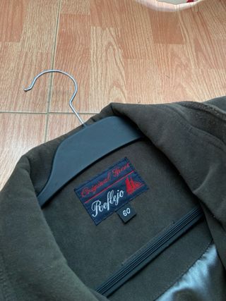 Abrigo verde militar hombre talla 60 XXL