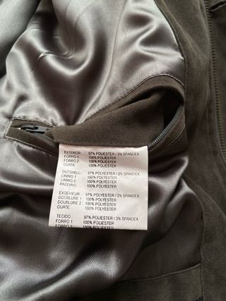 Abrigo verde militar hombre talla 60 XXL