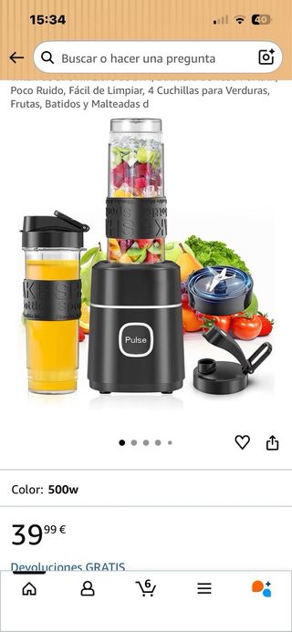 Batidora Portátil NY01 gimnasio, portatil