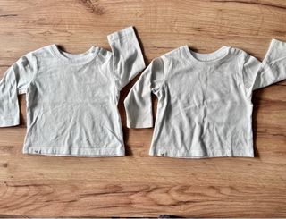 Pack 2 camisetas manga larga 3-6 meses