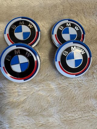 Tapabujes BMW 50 Aniversario 68mm (4uds)