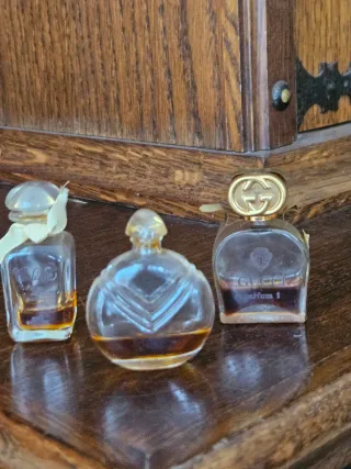 3 Mignon Vintage Profumi Vuoti Collezionismo