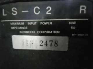 Altavoces Kenwood Negros