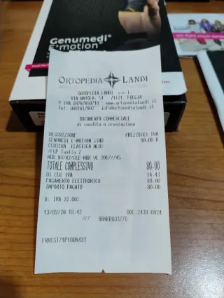 Ginocchiera Genumedi E+ Motion taglia 2