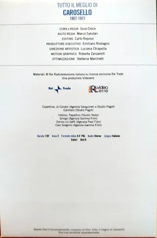 Carosello 1957-1977 Libro + DVD Einaudi