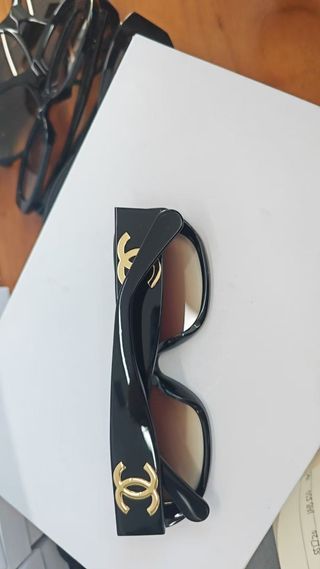 Gafas de Sol Chanel Negras Marrones Nuevas