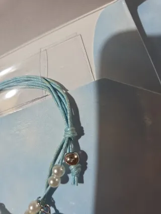 Bracciale Fata Azzurro Perle e Cristalli