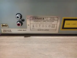 Reproductor CD Negro fisher