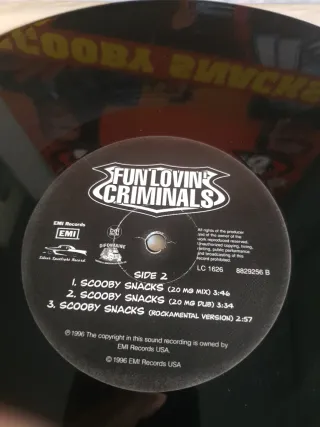 Vinilo Fun Lovin' Criminals - Scooby Snacks EMI 19