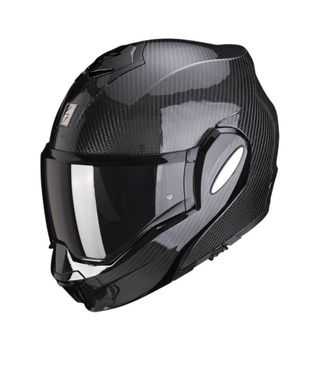 Casco Scorpion Exo-Tech Evo Carbon Negro.