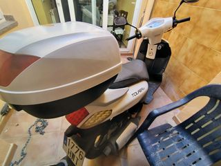 Moto Scooter Hanway Tourer 125 Negra/Blanca