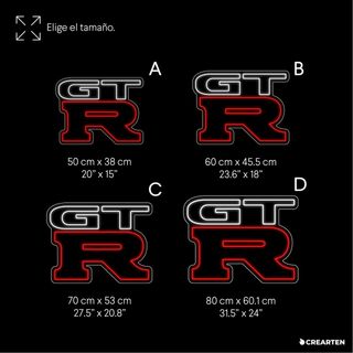 Neón LED - Nissan GTR