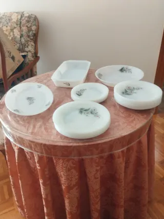 Vajilla Arcopal Margaritas Vidrio