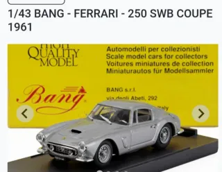 Prezzo per unità  Modellini 1/43 BANG