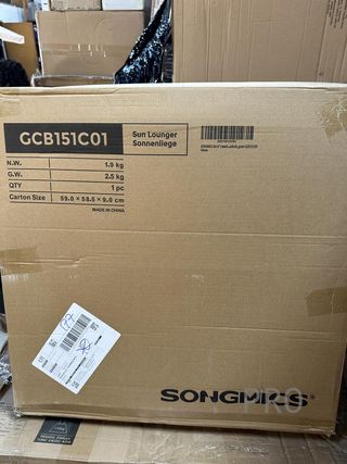 Tumbona de playa Songmics