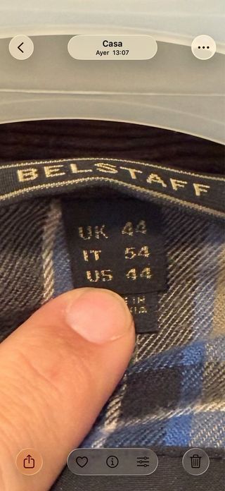 Abrigo Belstaff Gris