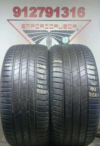 245 40 19 W BRIDGESTONE RUEDA AL 90% DE VIDA UTIL