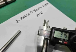 2 PUNTOS FIJOS MK0 MORSE 0 PARA TORNO P/WIDIA