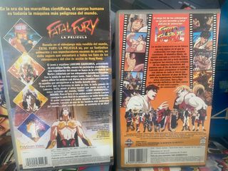 VHS Fatal Fury y Street Fighter II (Español)