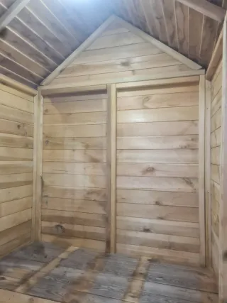 Casita de madera infantil grande para jardín