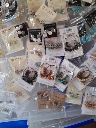 Lote de pendientes bisutería