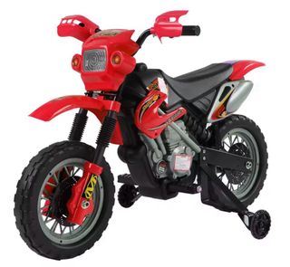 Moto Eléctrica Infantil Roja Para niños de 3 años
